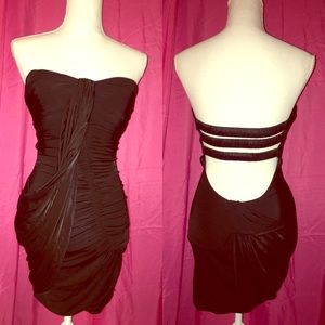 COPY - Bebe black strapless dress NWOT